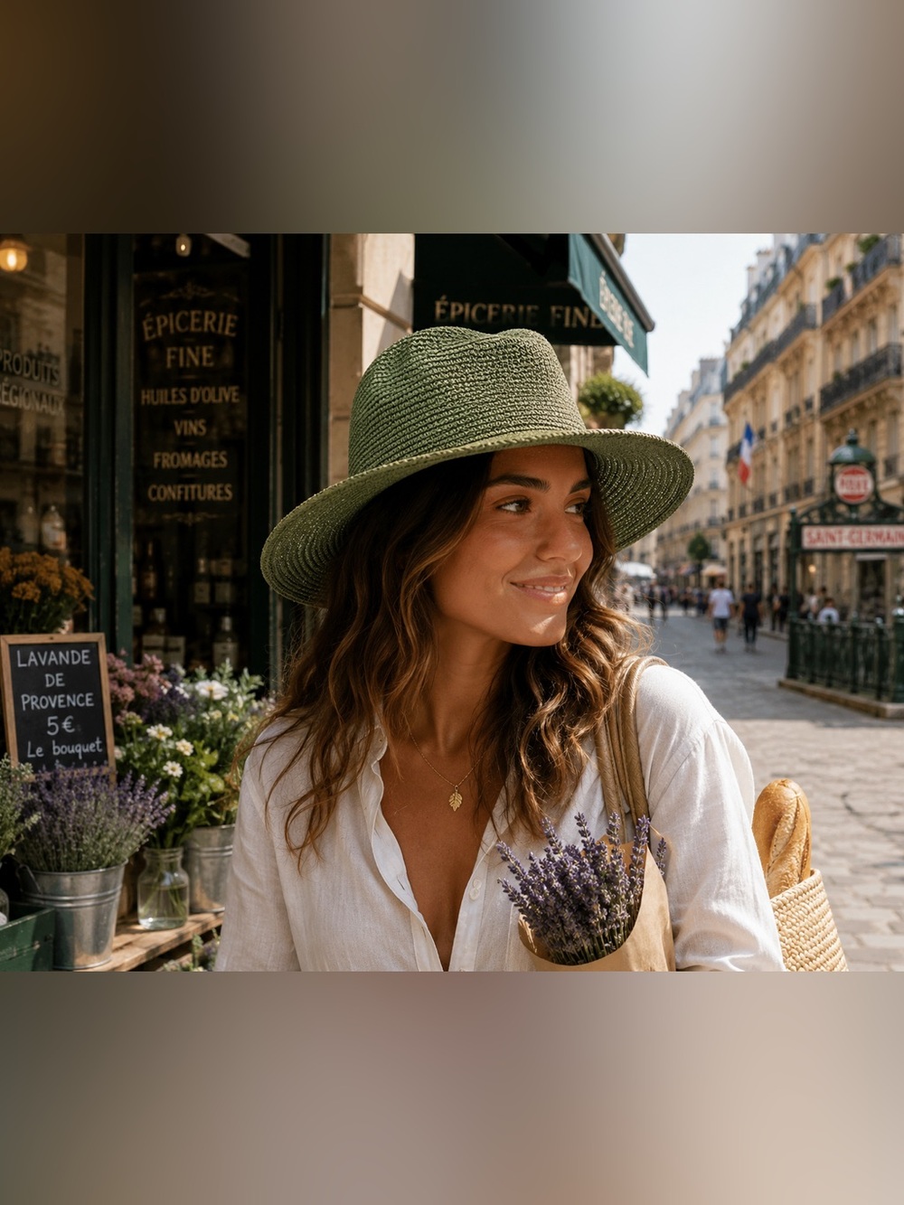NWT! Classic Boutique Olive Women’s Straw Fedora Style Hat! 🤩